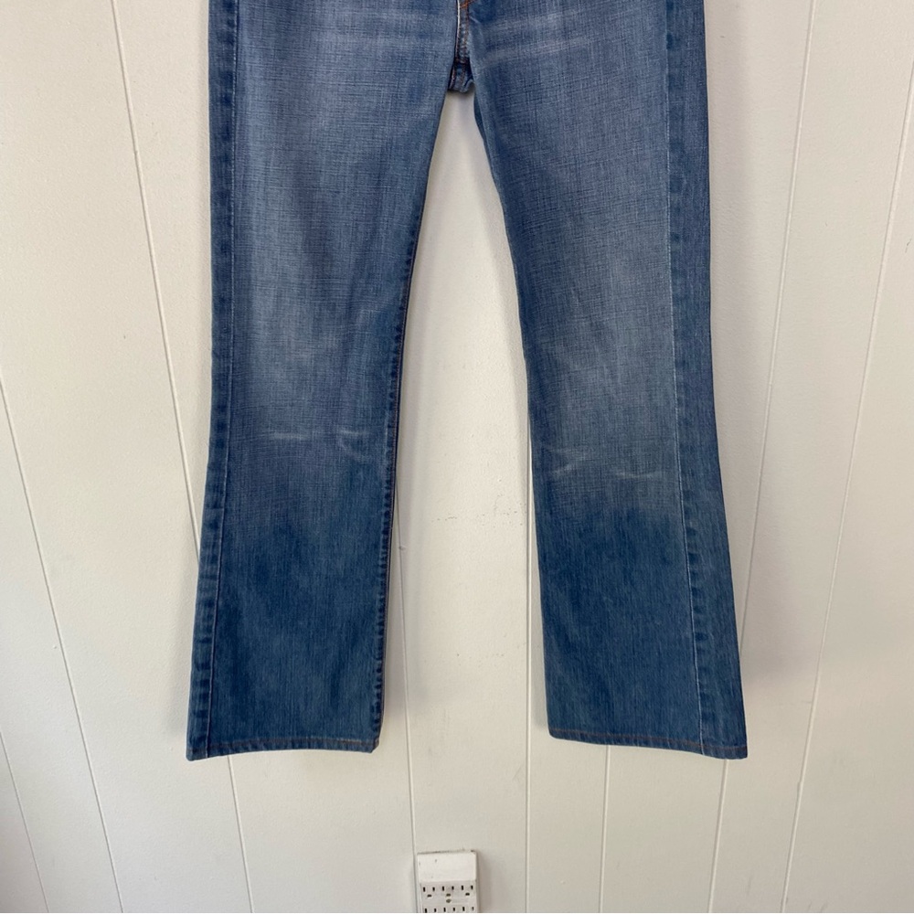 7 For All Mankind By Jerome Dahan Jeans Bootcut Low Rise Pocket Detail Sz 28 - Picture 3 of 13